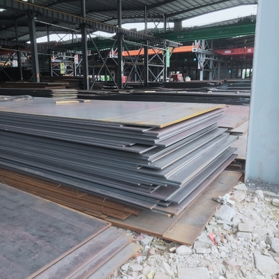 হট রোলড ব্ল্যাক কার্বন স্টিল প্লেট ASTM A36 ST37 S45C ST52