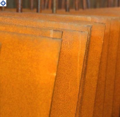 ল্যান্ডস্কেপ জন্য জারা প্রতিরোধী Corten ইস্পাত শীট ধাতু কাস্টমাইজড আকার