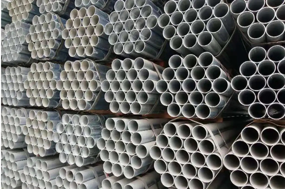 ASTM প্রাক গ্যালভানাইজড GI স্টিল পাইপ গরম ডুবানো Gi স্ক্যাফোল্ডিং পাইপ