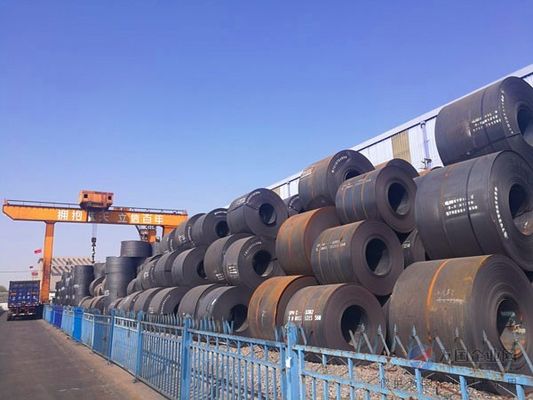 চেকার্ড স্লাইটিং ইস্পাত হট রোলড কয়েল 5 মিমি - 20 মিমি পুরুত্ব