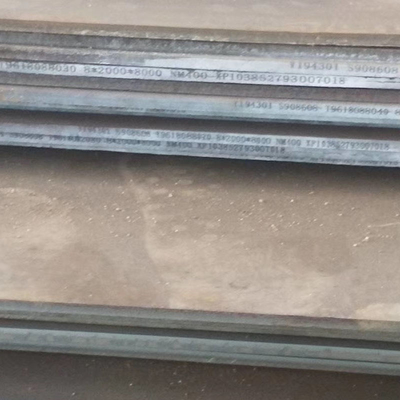 Hot Rolled NM450 Wear Steel Plate 6mm 8mm 10mm বেধ উচ্চ কঠোরতা